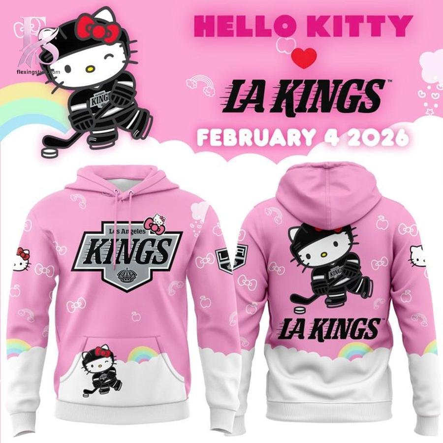 Los Angeles Kings Hello Kitty 2026 Hoodie