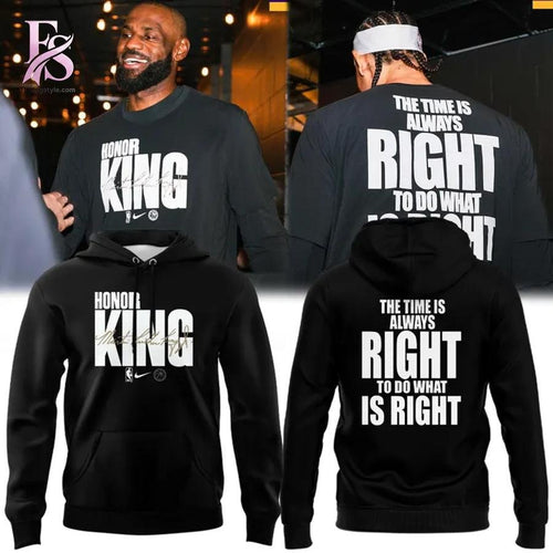 Los Angeles Lakers History Month Martin Luther King Jr. Day Hoodie