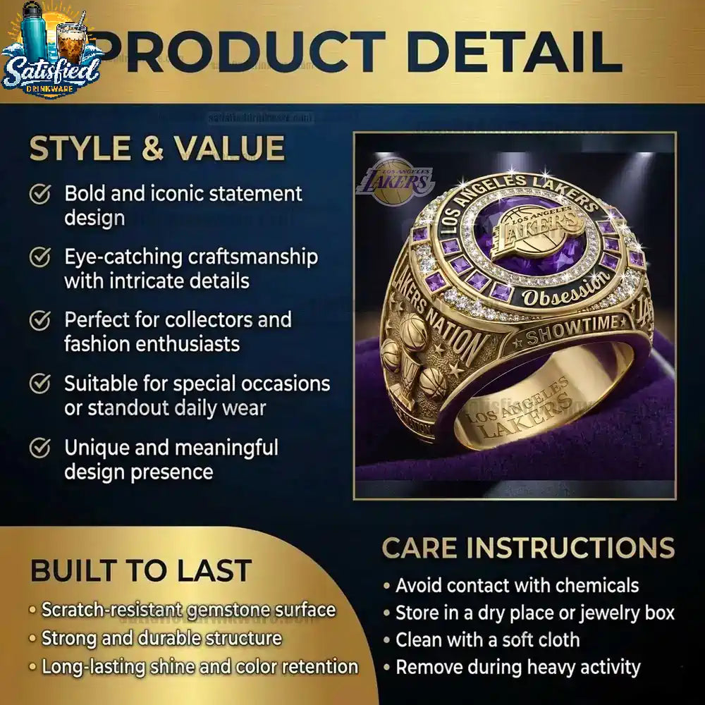 Los Angeles Lakers Obsession Showtime Ring