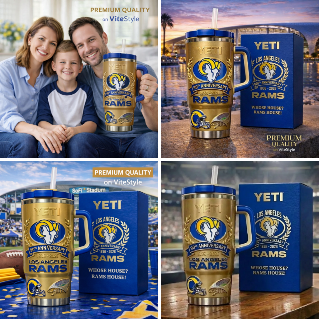 Los Angeles Rams 90th Anniversary YETI Tumbler
