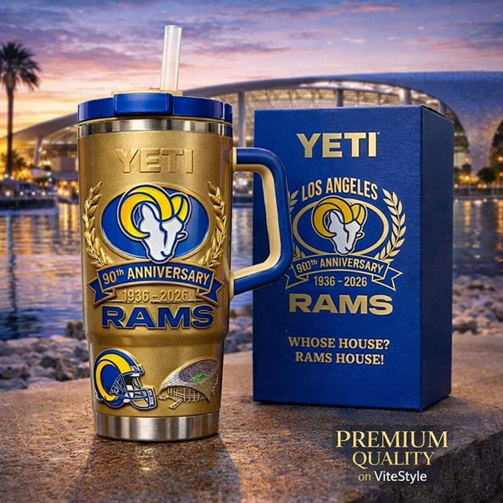 Los Angeles Rams 90th Anniversary YETI Tumbler