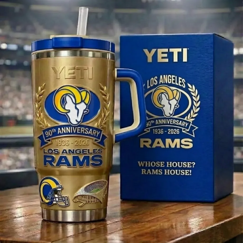 Los Angeles Rams 90th Anniversary YETI Tumbler