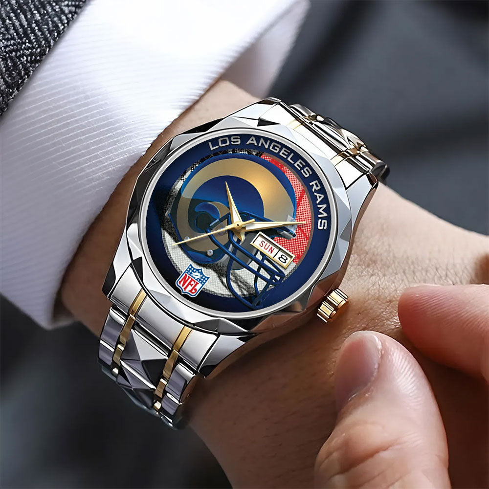 Los Angeles Rams Alloy Luxury Quartz Watch - TANTN16331