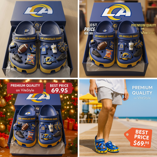 Los Angeles Rams Croc Charms 2025