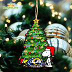 Los Angeles Rams Custom Snoopy Peanuts Christmas Ornament Xmas Tree Decorations