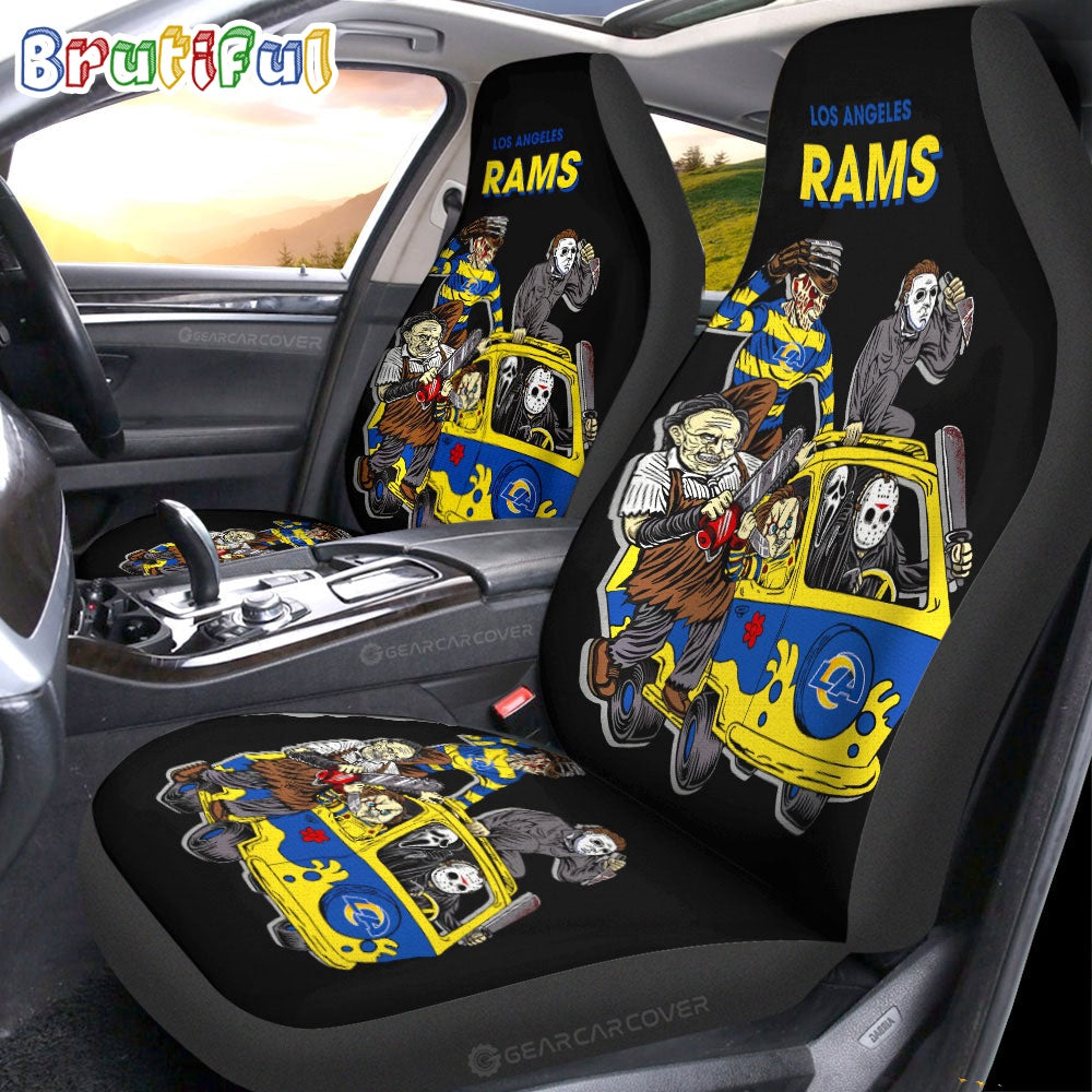Los Angeles Rams Horror Characters Essential Halloween Car Seat Covers