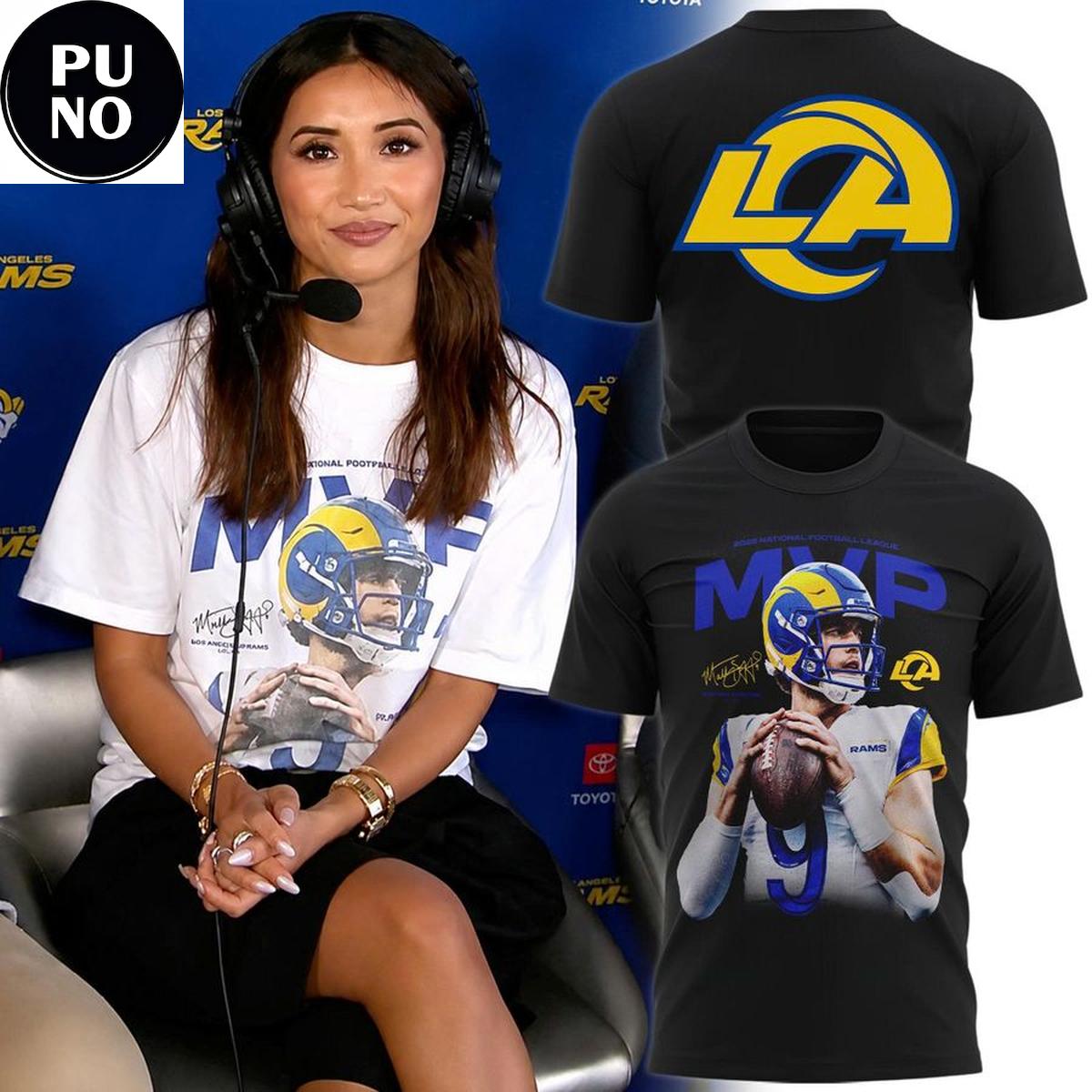 Los Angeles Rams MVP 2026 Matthew Stafford #9 T-Shirt