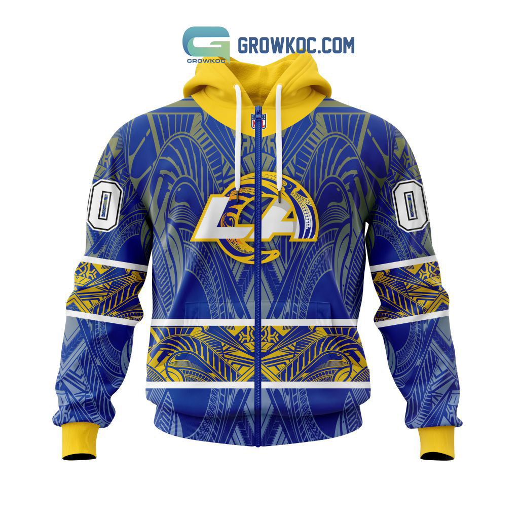 Los Angeles Rams NFL Special Native With Samoa Culture Hoodie T Shirt