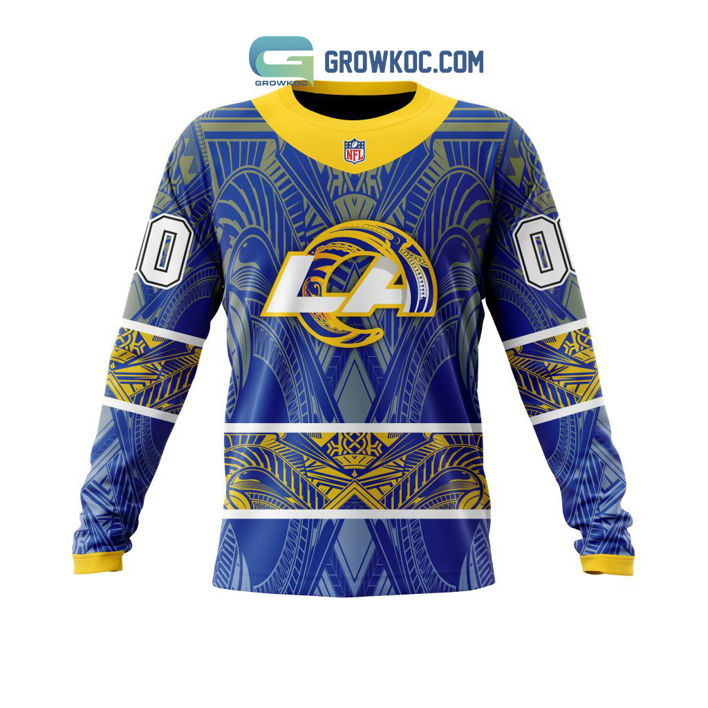 Los Angeles Rams NFL Special Native With Samoa Culture Hoodie T Shirt