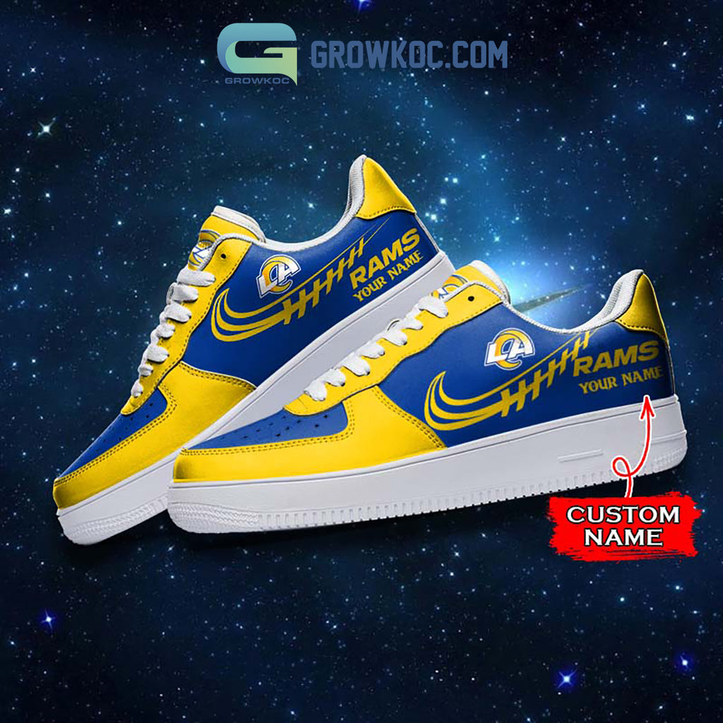 Los Angeles Rams Personalized Air Force 1 Sneaker Shoes
