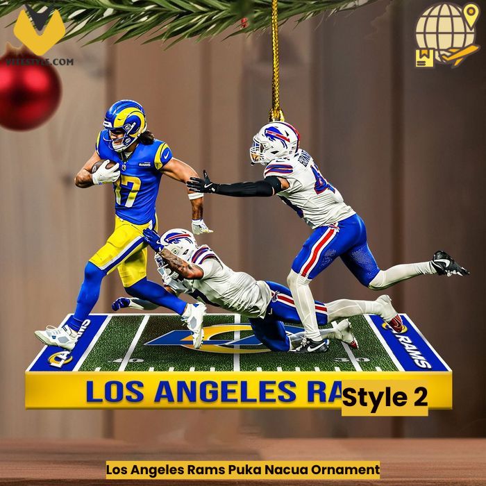 Los Angeles Rams Puka Nacua Ornament
