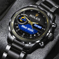 Los Angeles Rams x Rolex Black Stainless Steel Watch - MAITM13213