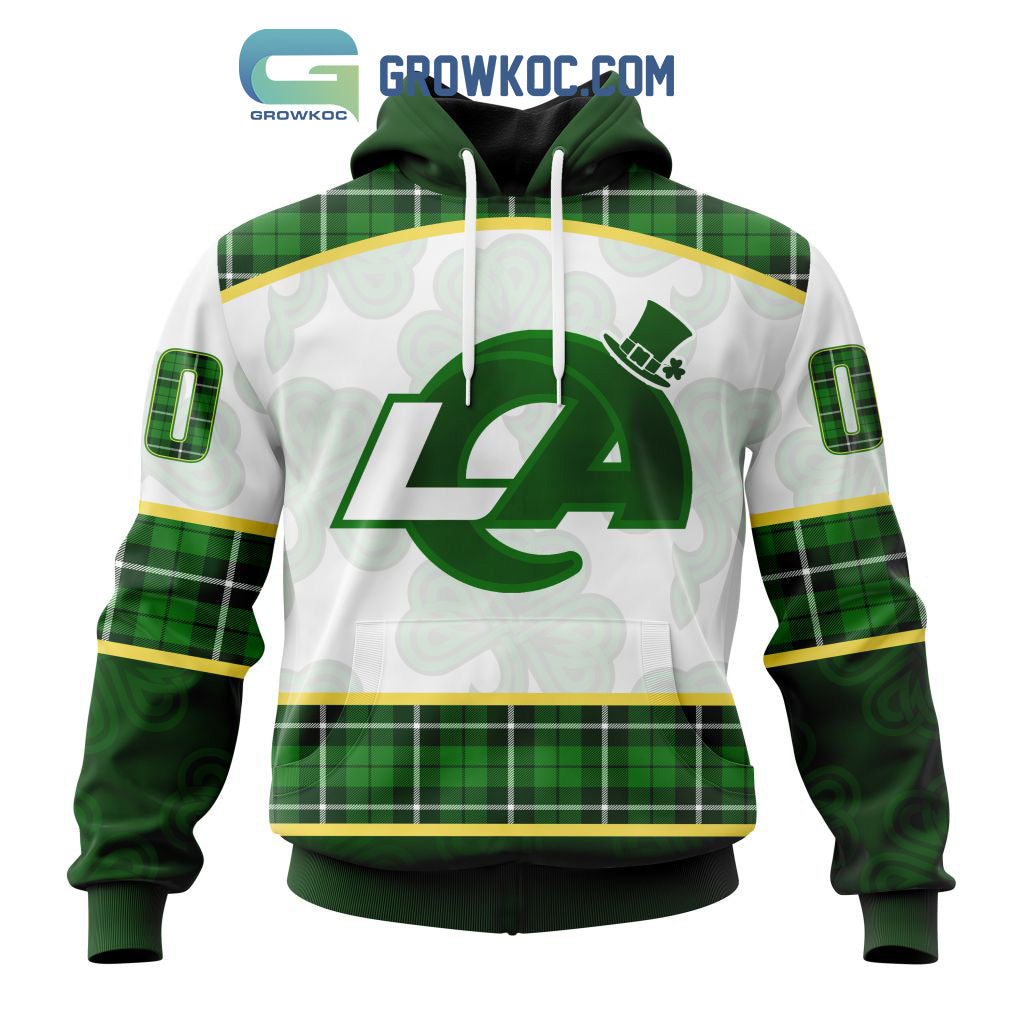 Los Angeles Rams St. Patrick Day Personalized Hoodie Shirts