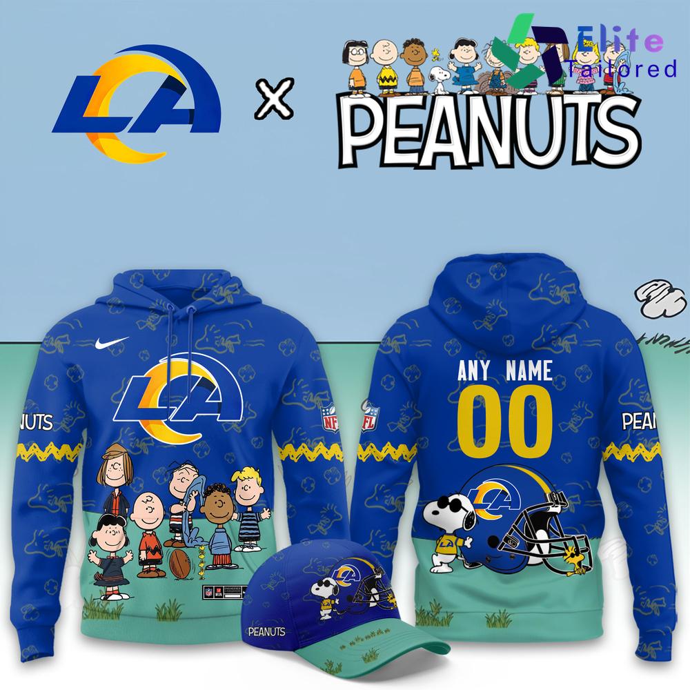 Los Angeles Rams x Peanuts Night 2026 Custom Limited Hoodie