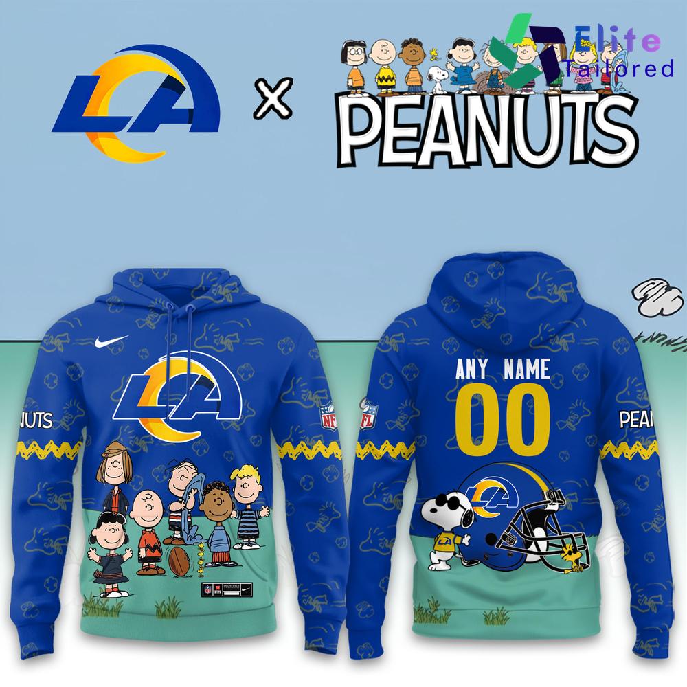 Los Angeles Rams x Peanuts Night 2026 Custom Limited Hoodie