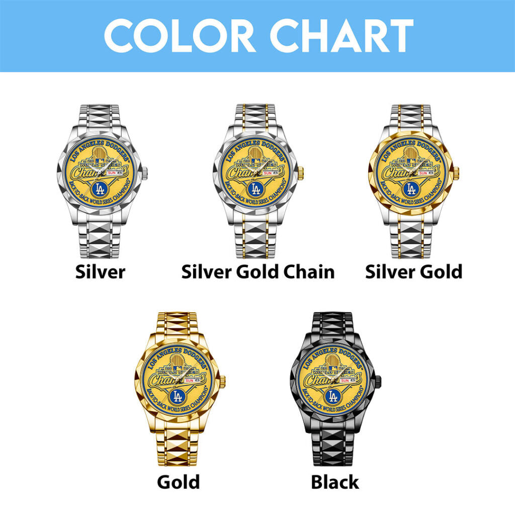 Los Angeles Dodgers Alloy Luxury Quartz Watch - TMTHU2378