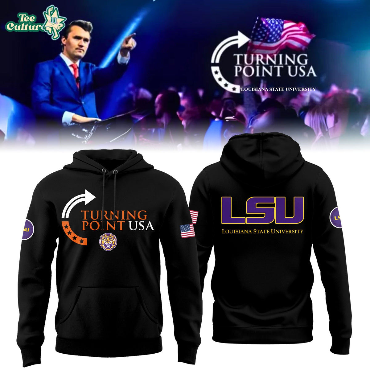 Louisiana State University LSU x Turning Point USA Limited Edition Hoodie