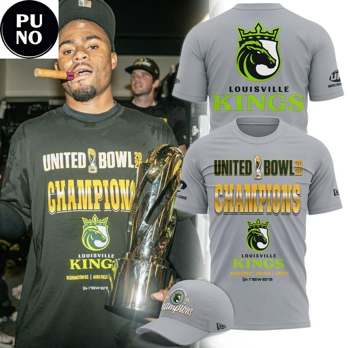 Louisville Kings 2026 United Bowl Champions Shirt