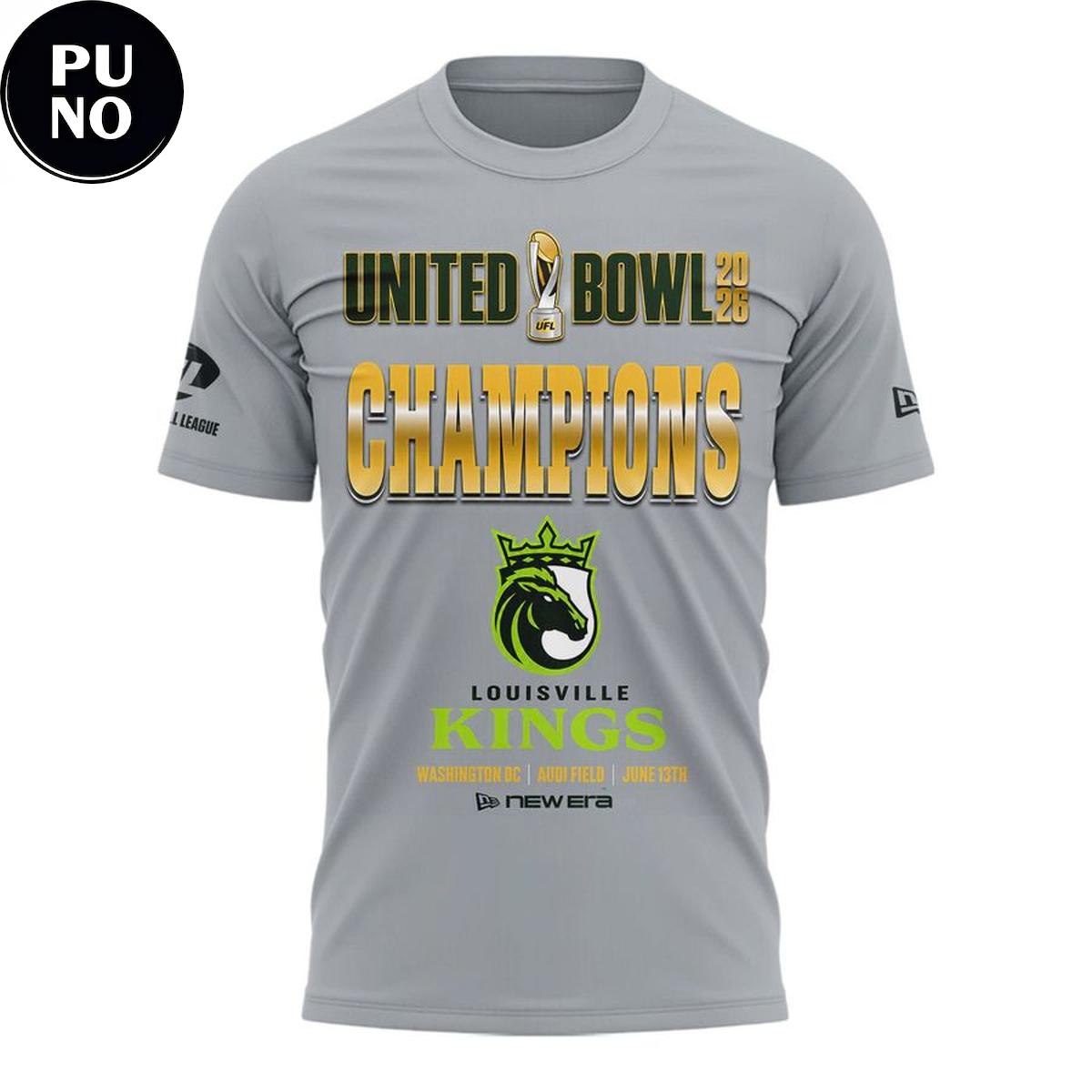 Louisville Kings 2026 United Bowl Champions Shirt
