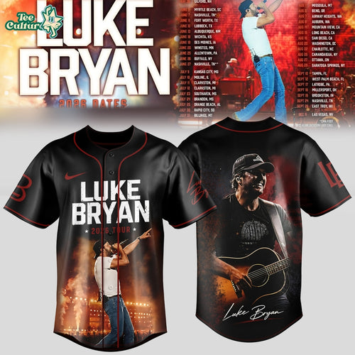 Luke Bryan 2026 Tour Country Night Baseball Jersey V3