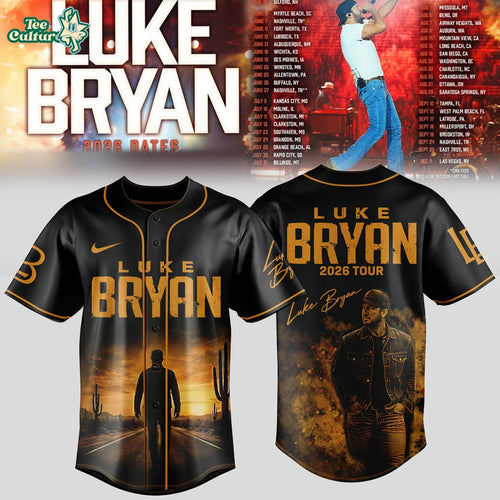 Luke Bryan 2026 Tour Country Night Limited Baseball Jersey V2
