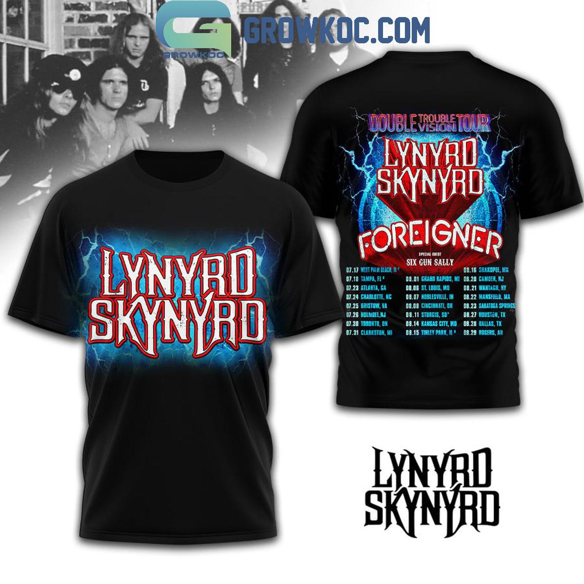 Lynyrd Skynyrd Double Trouble Vision Tour Shirt