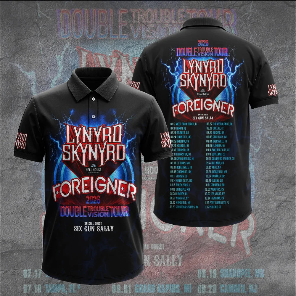Lynyrd Skynyrd Tour 2026 3D Apparel – GNE8275