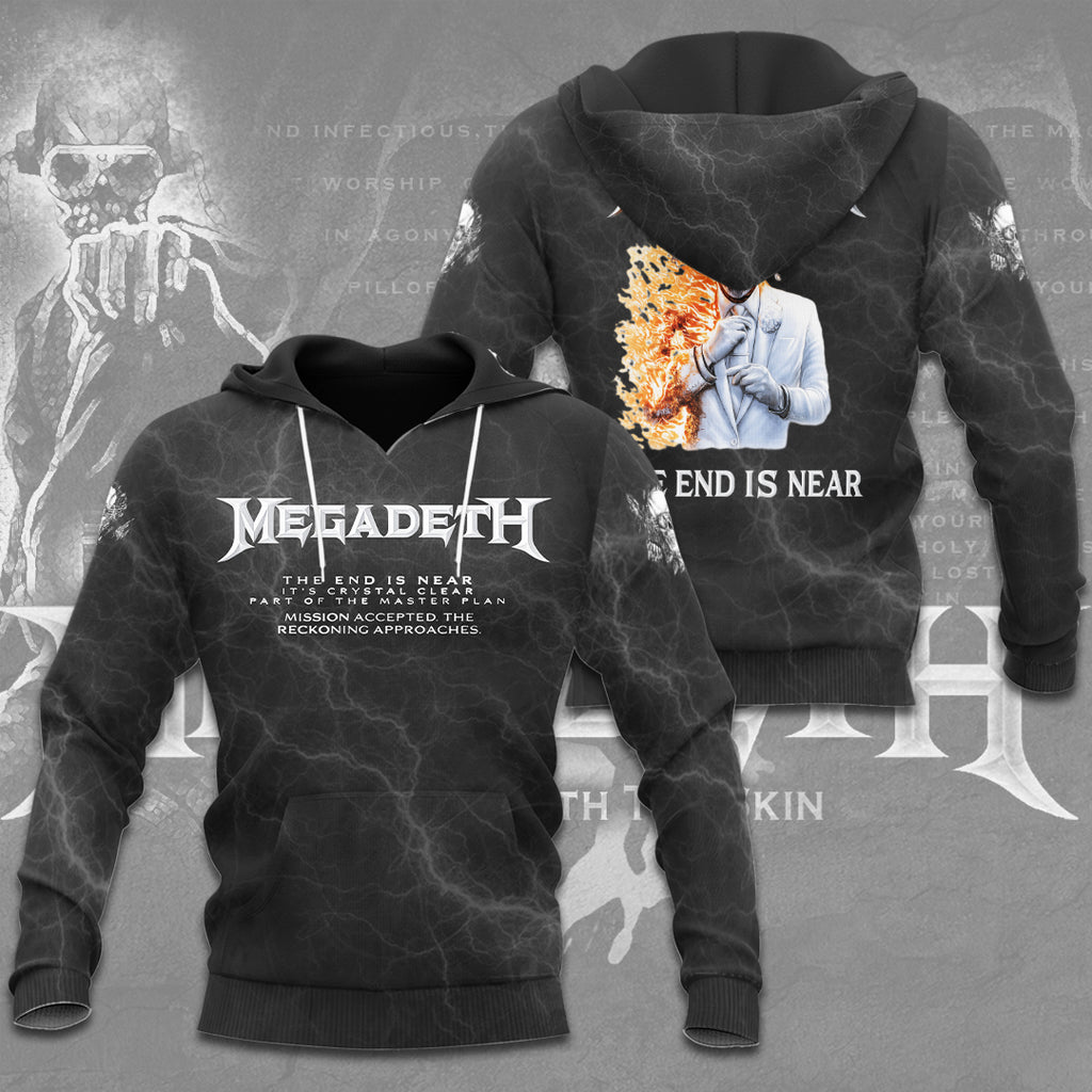 Megadeth Band 3D Apparel – TMTHU 399