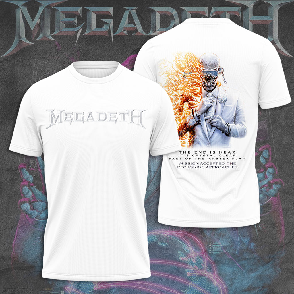 Megadeth Band 3D Apparel – TMTHU 090