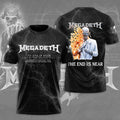 Megadeth Band 3D Apparel – TMTHU 399