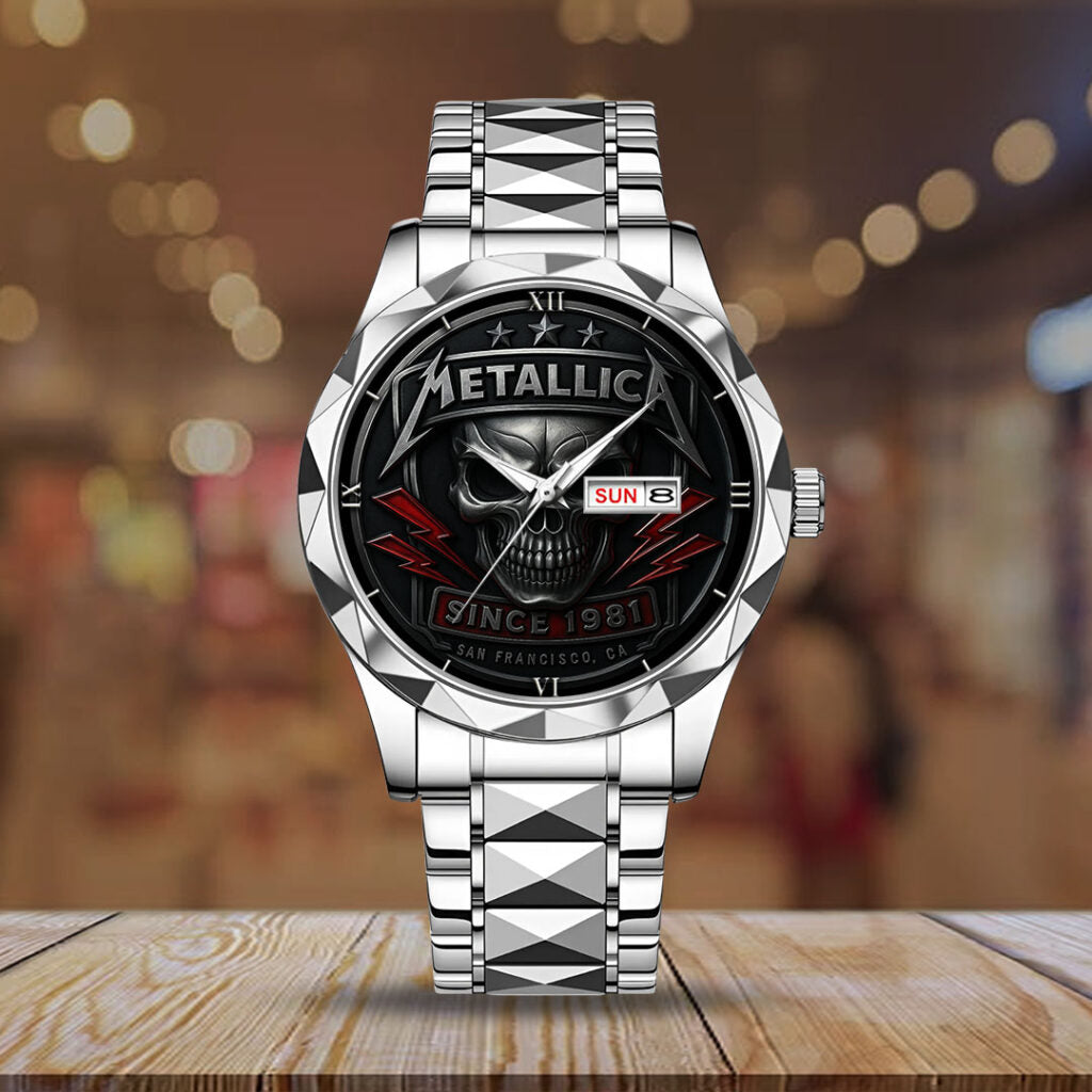 Metallica Alloy Luxury Quartz Watch - TMTHU537