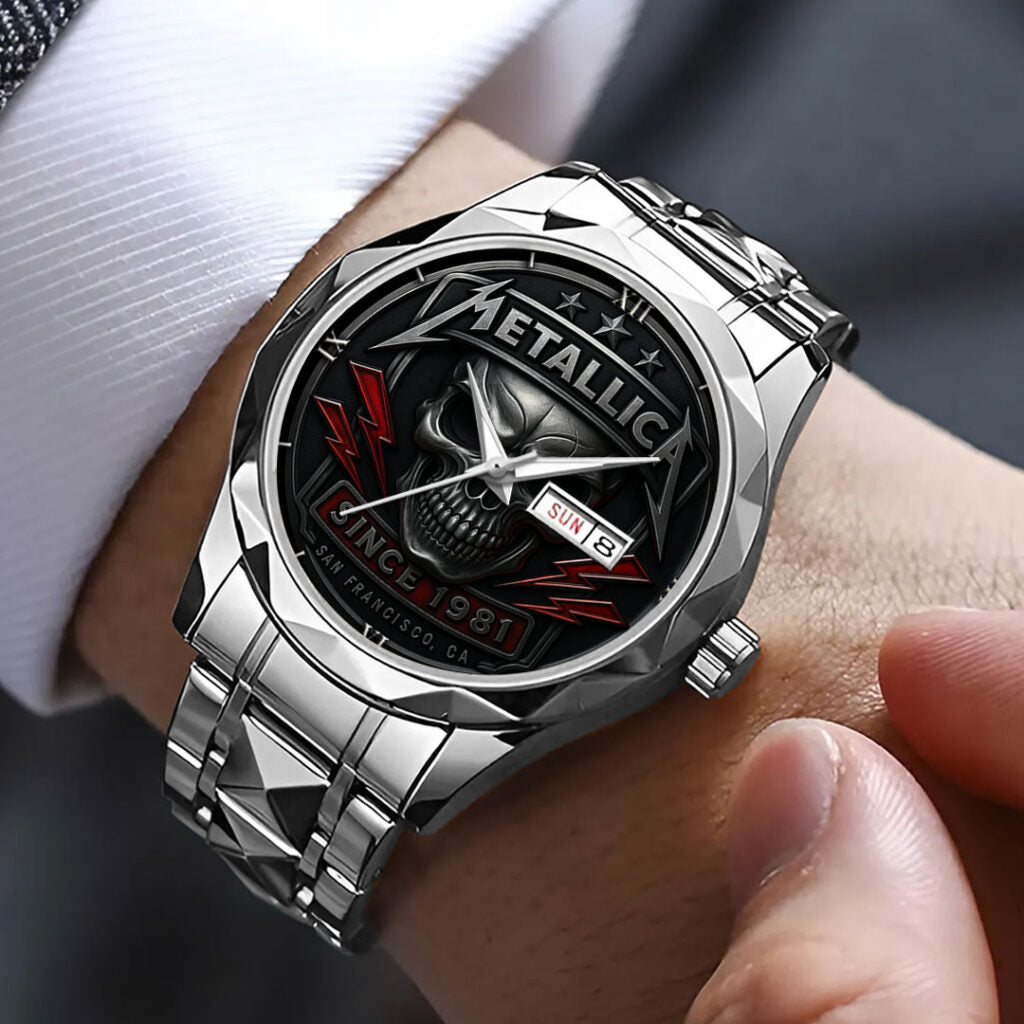 Metallica Alloy Luxury Quartz Watch - TMTHU537
