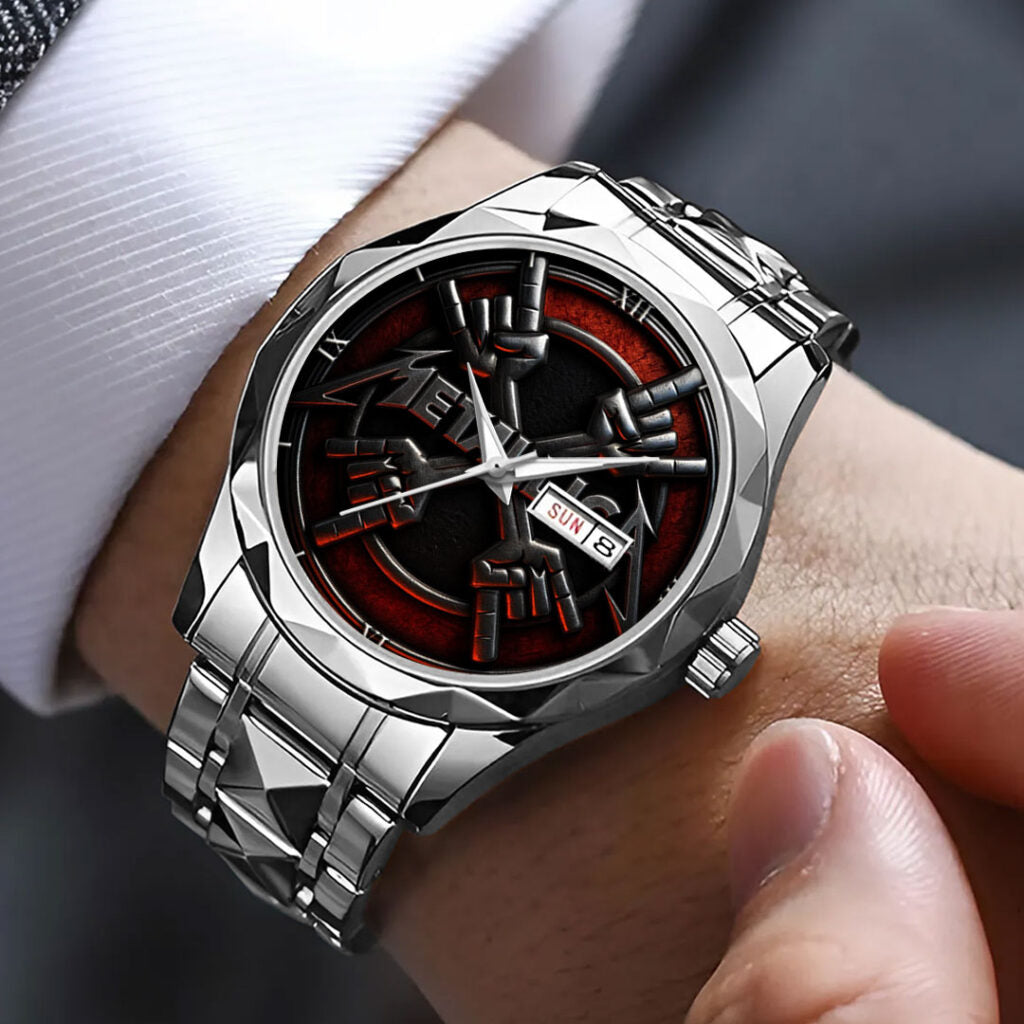 Metallica Alloy Luxury Quartz Watch - TMTHU540