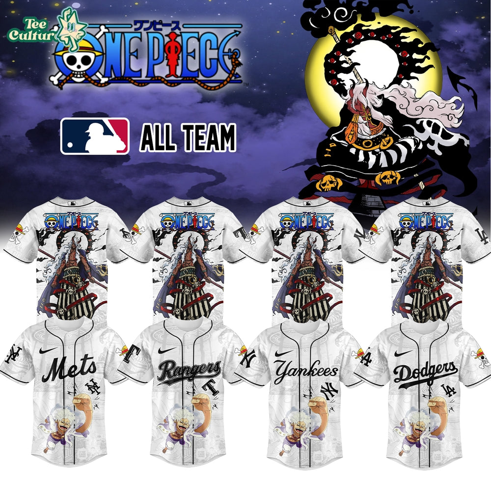 MLB All Team x One Piece Imu Anime Limited Edition Jersey Version 2