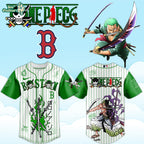 MLB All Teams x One Piece Roronoa Zoro Anime Baseball Jersey Ver2