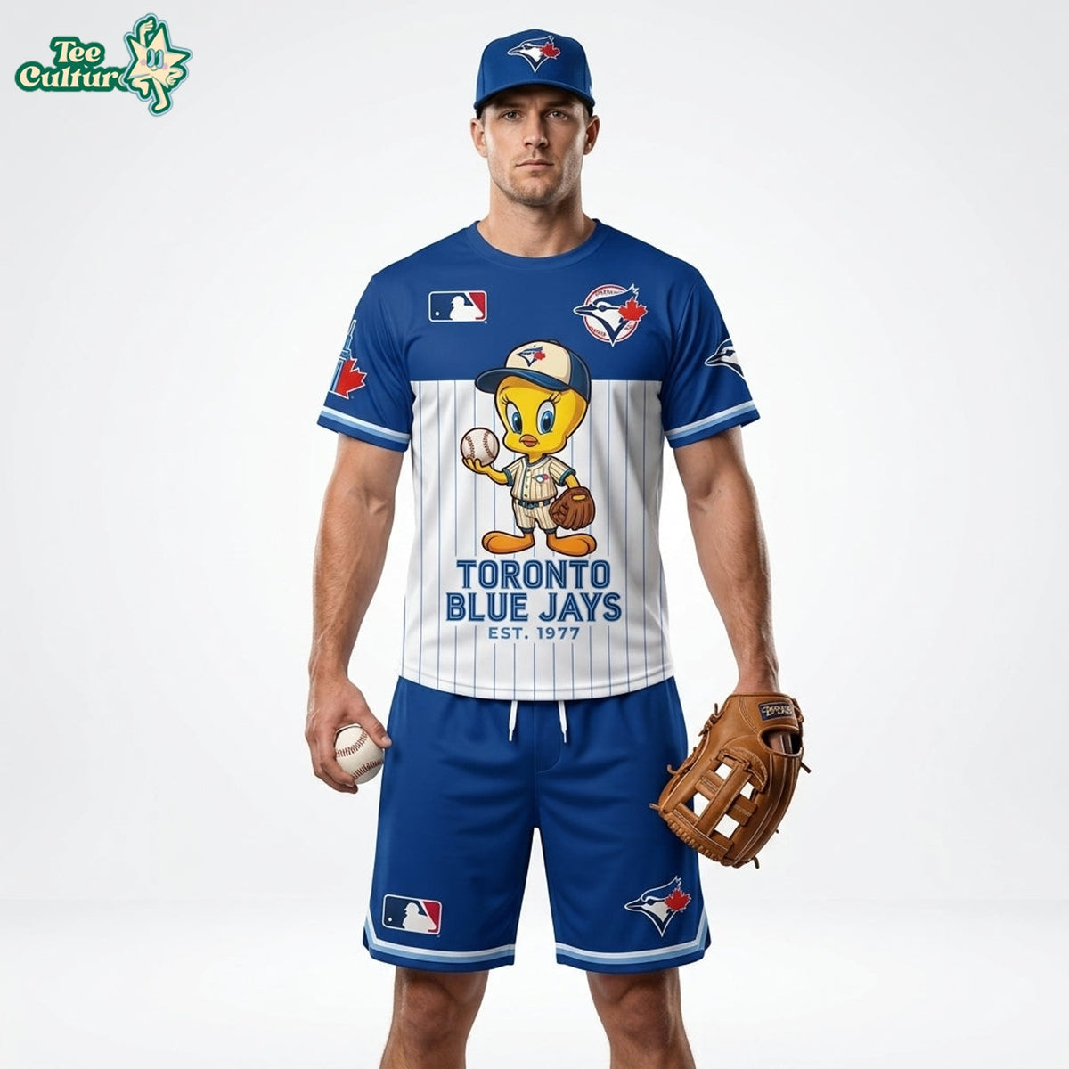 MLB All Teams x Tweety Looney Tunes Jersey Tshirt