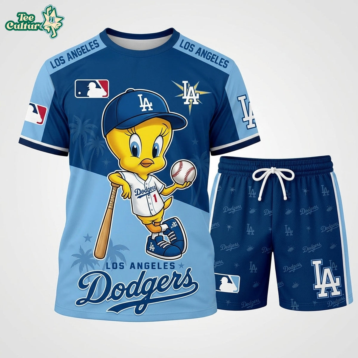 MLB All Teams x Tweety Looney Tunes Jersey Tshirt