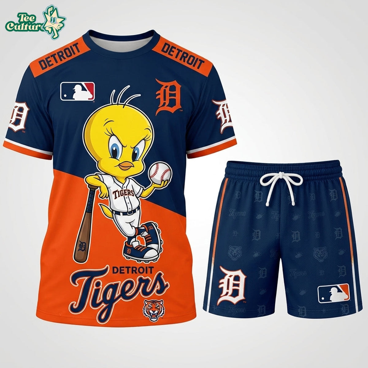 MLB All Teams x Tweety Looney Tunes Jersey Tshirt