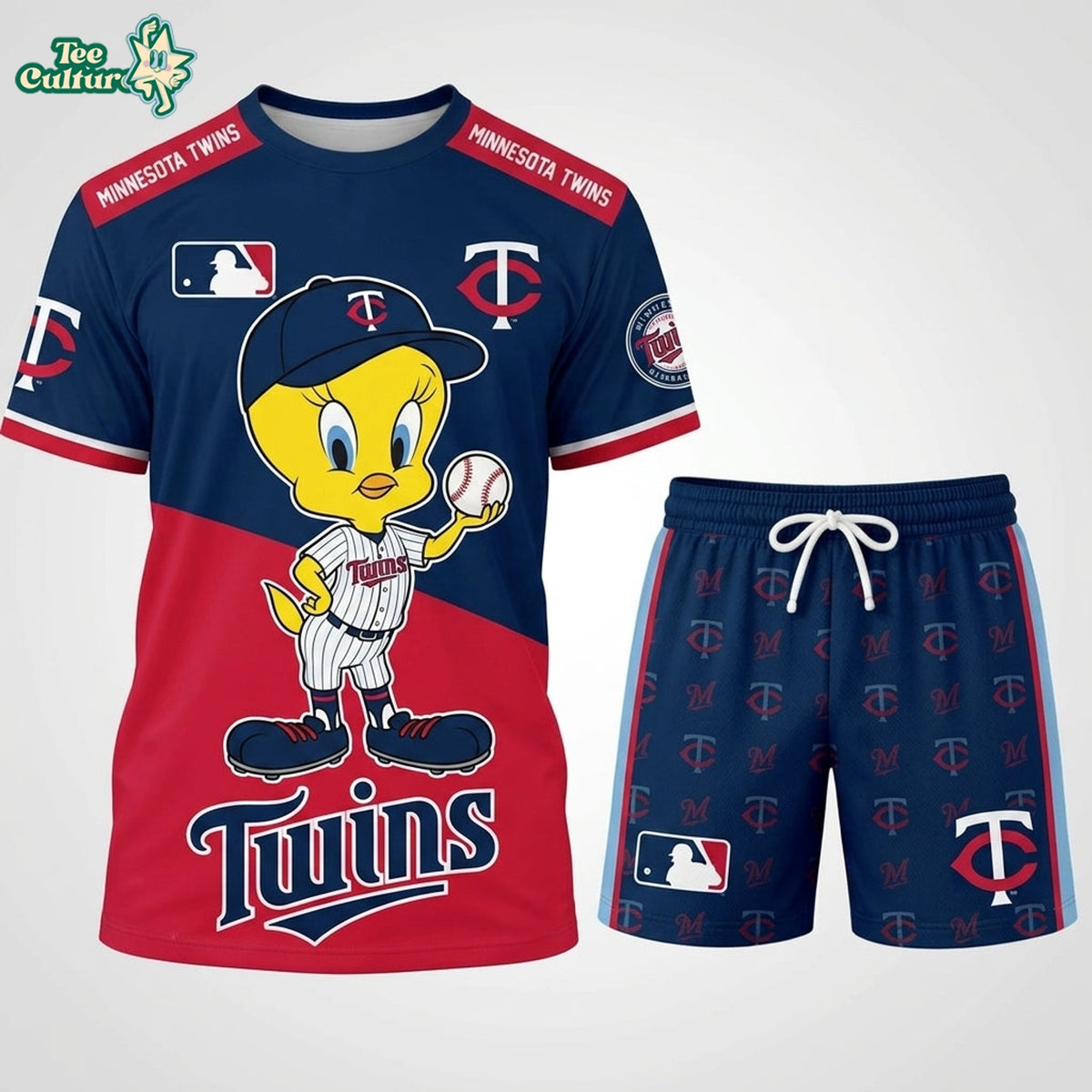 MLB All Teams x Tweety Looney Tunes Jersey Tshirt