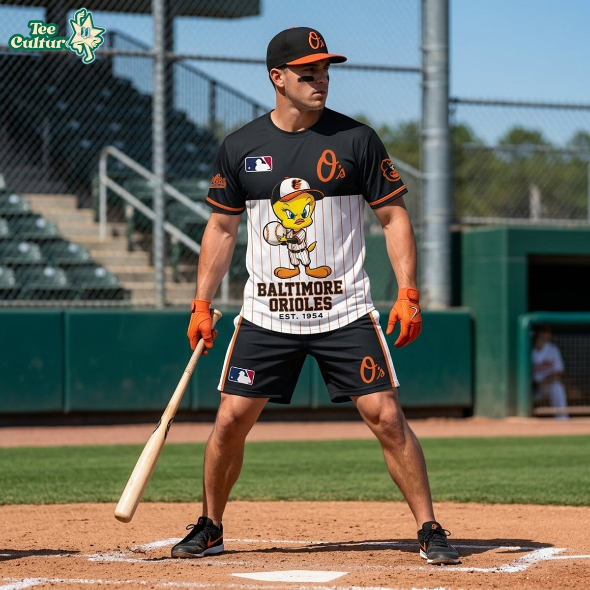 MLB All Teams x Tweety Looney Tunes Jersey Tshirt