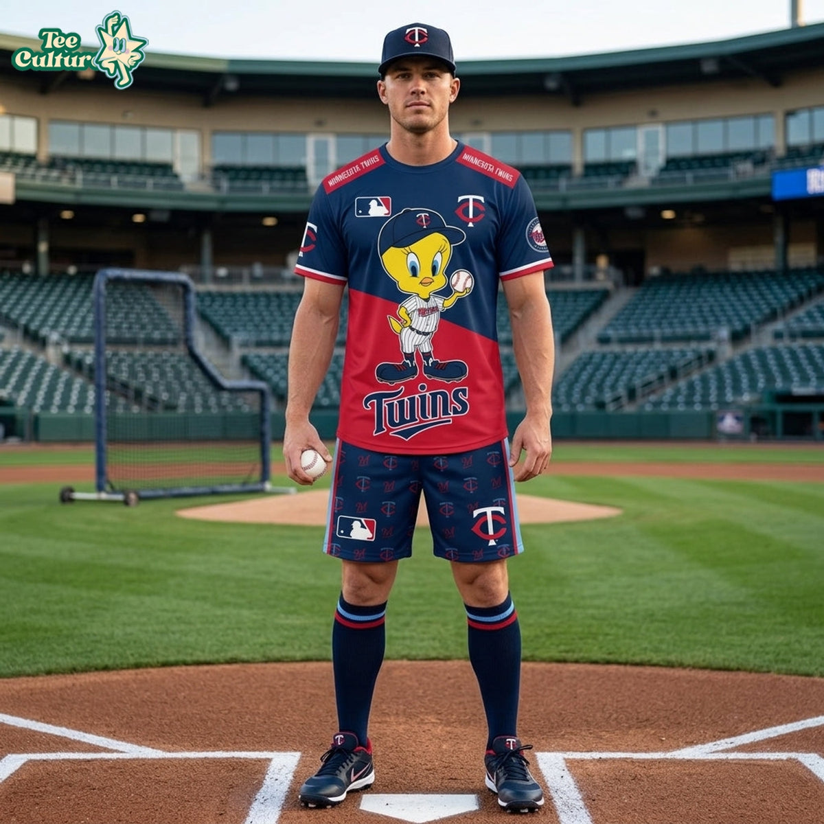 MLB All Teams x Tweety Looney Tunes Jersey Tshirt