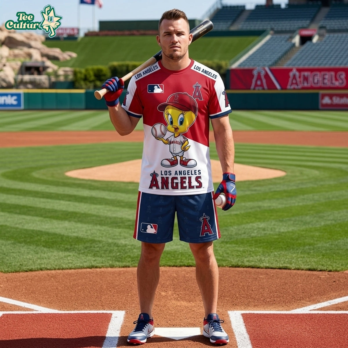 MLB All Teams x Tweety Looney Tunes Jersey Tshirt