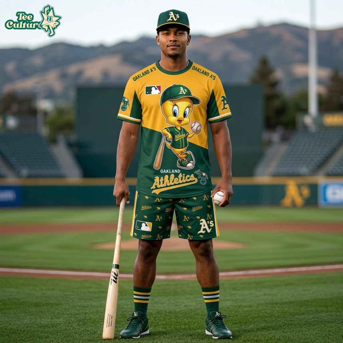 MLB All Teams x Tweety Looney Tunes Jersey Tshirt