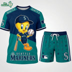 MLB All Teams x Tweety Looney Tunes Jersey Tshirt
