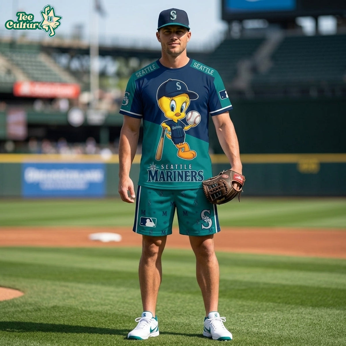 MLB All Teams x Tweety Looney Tunes Jersey Tshirt