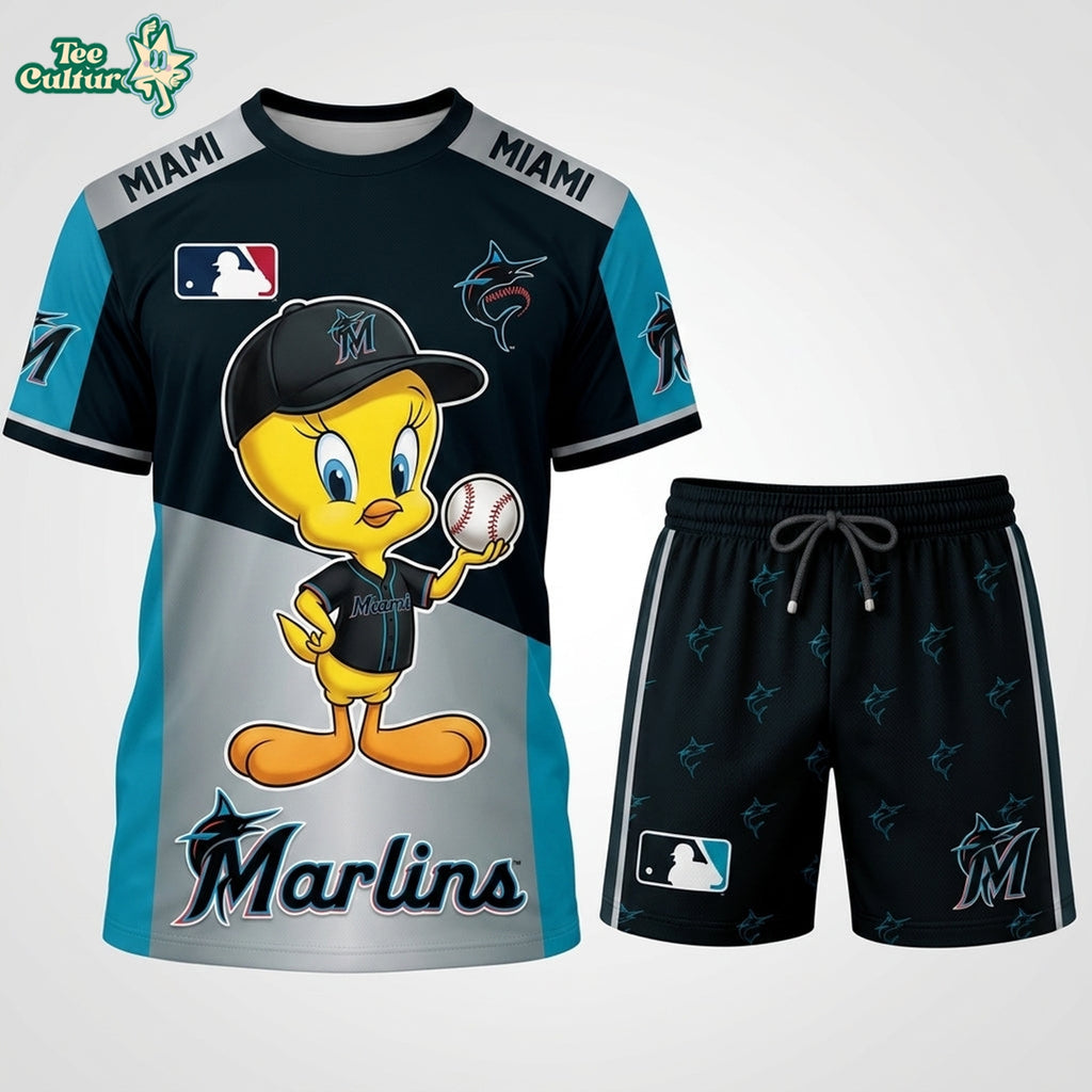 MLB All Teams x Tweety Looney Tunes Jersey Tshirt