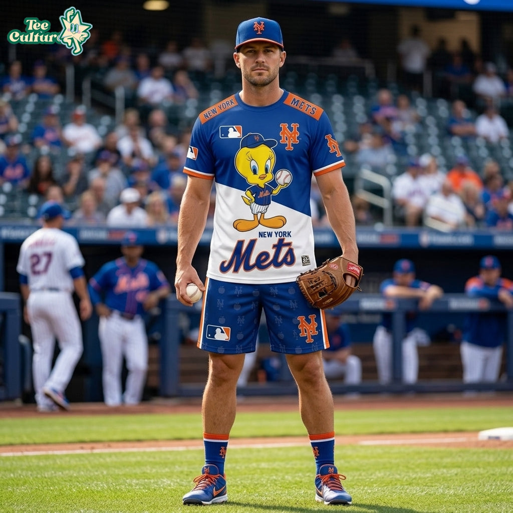 MLB All Teams x Tweety Looney Tunes Jersey Tshirt