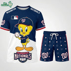 MLB All Teams x Tweety Looney Tunes Jersey Tshirt