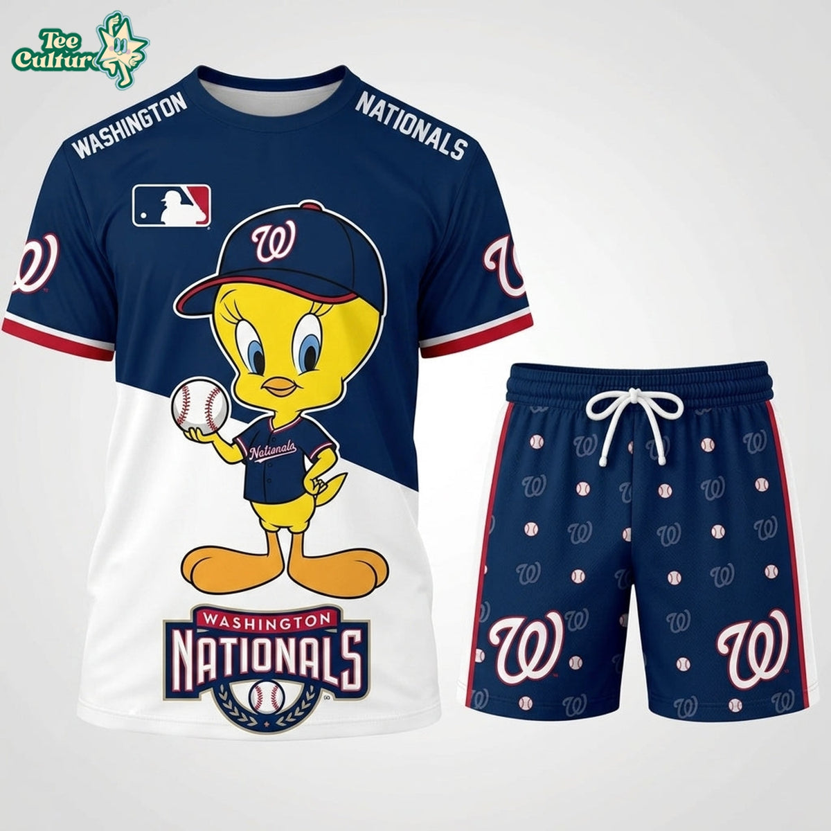 MLB All Teams x Tweety Looney Tunes Jersey Tshirt