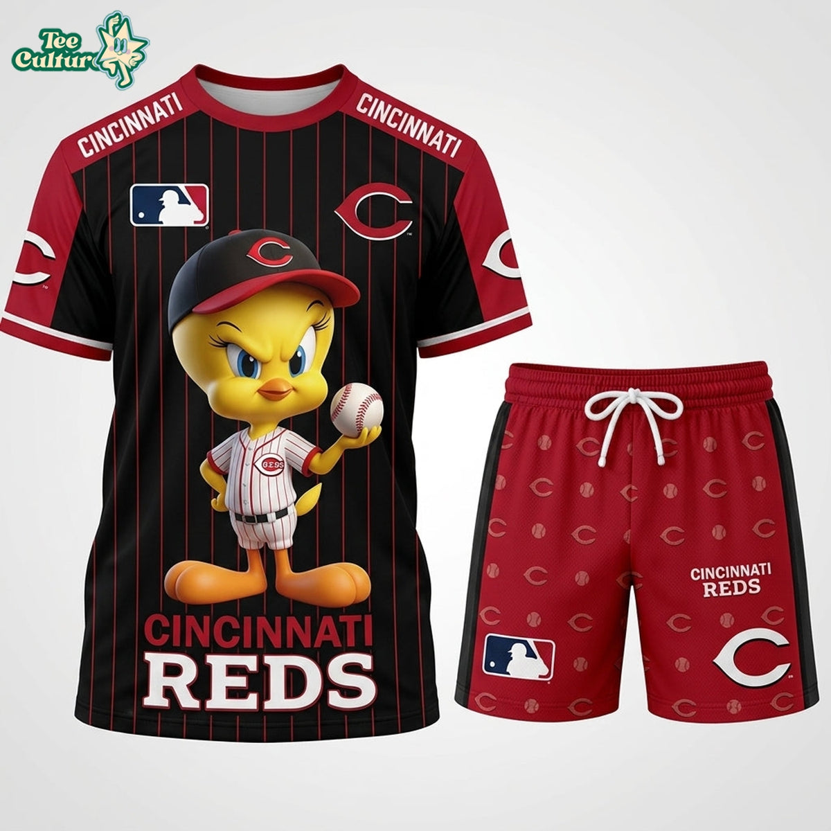 MLB All Teams x Tweety Looney Tunes Jersey Tshirt